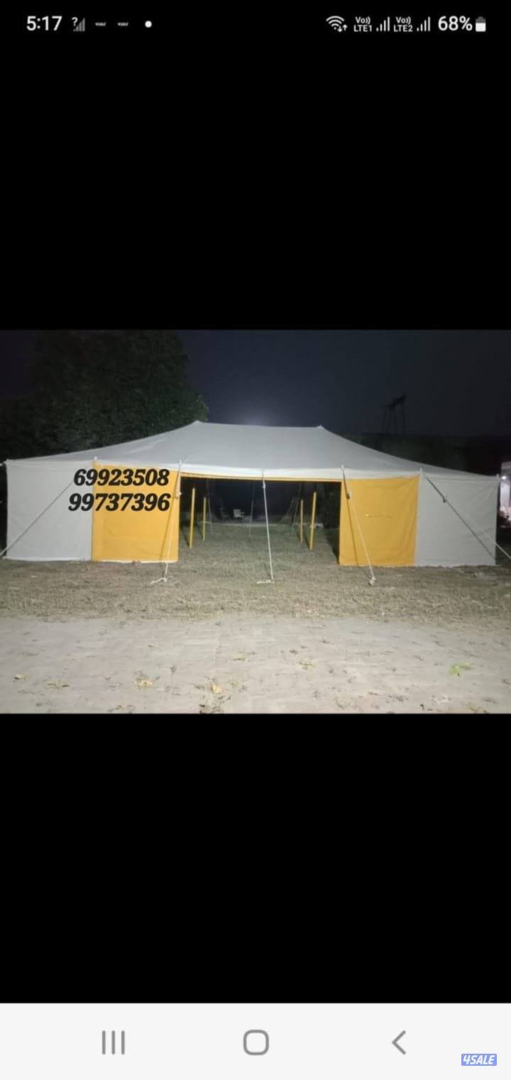 للبيع جديد خيام مشمع باكستانى فى خيام حصن الفارس14