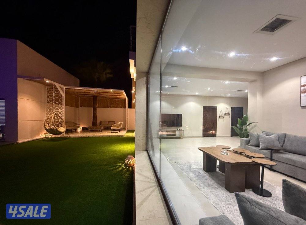 شاليه للإيجار+ سبوعي + ويكند + يومي1