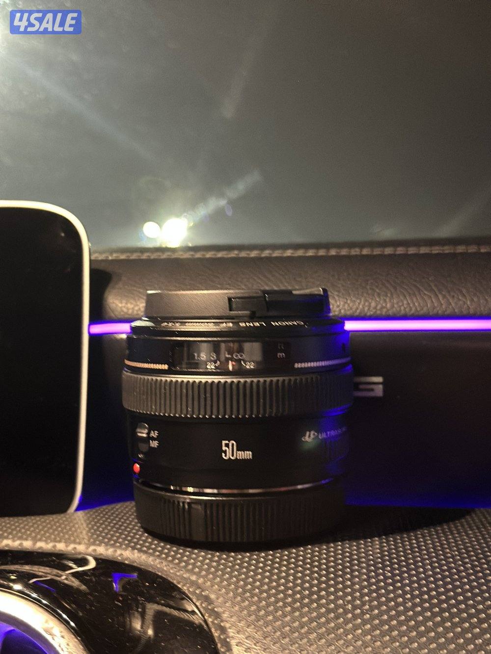 للبيع عدسه كانون 50 / f1,40