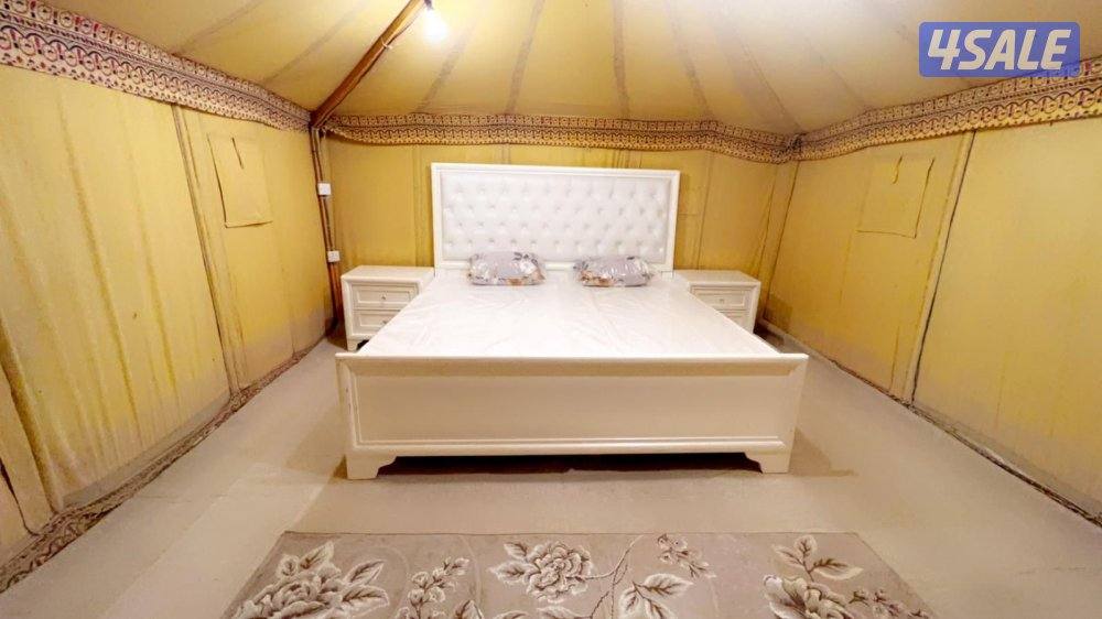 للبيع مخيم كامل وراقي منصوب وجاهز على السوم5