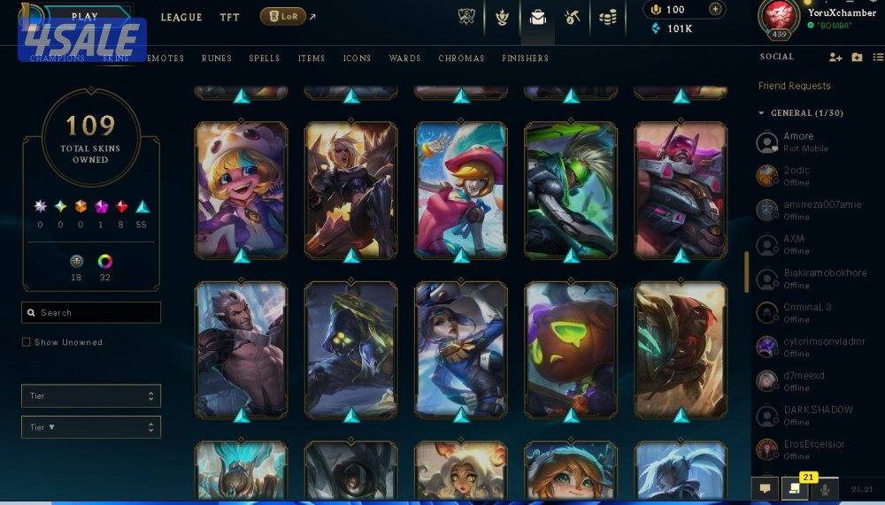 حساب valo+league للبيع مع بعض السعر قابل للتفاوض+ حساب TFT مجاني10