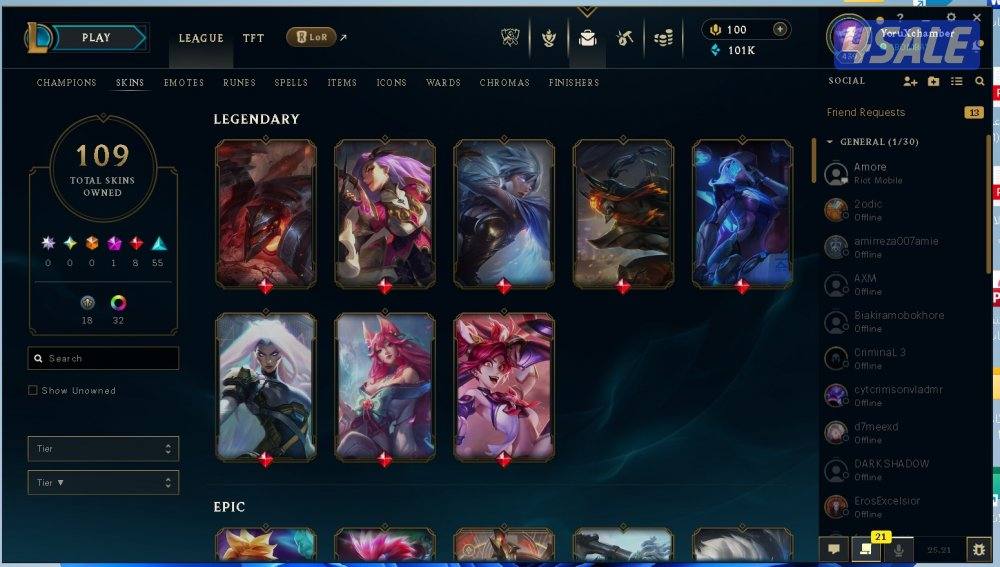 حساب valo+league للبيع مع بعض السعر قابل للتفاوض+ حساب TFT مجاني12