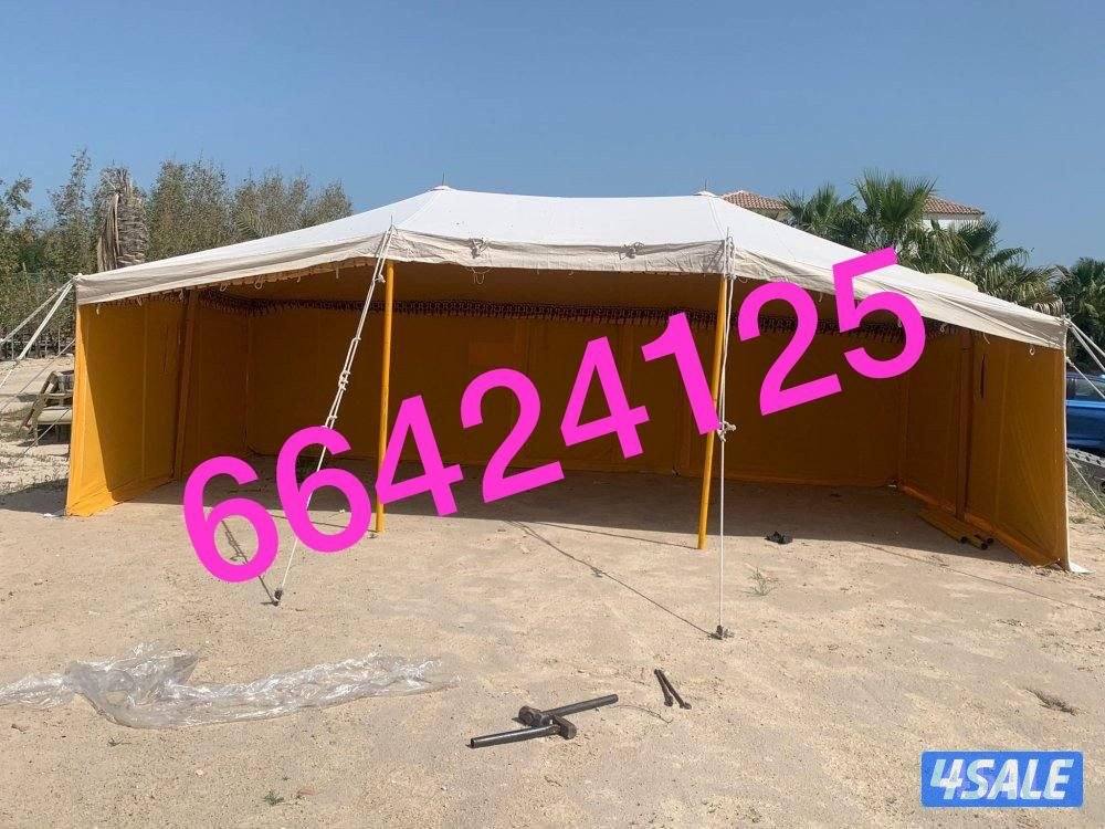 للبيع خيام جديد باكستاني ٣طبقات خام درجه اول ٢٤ ملي4