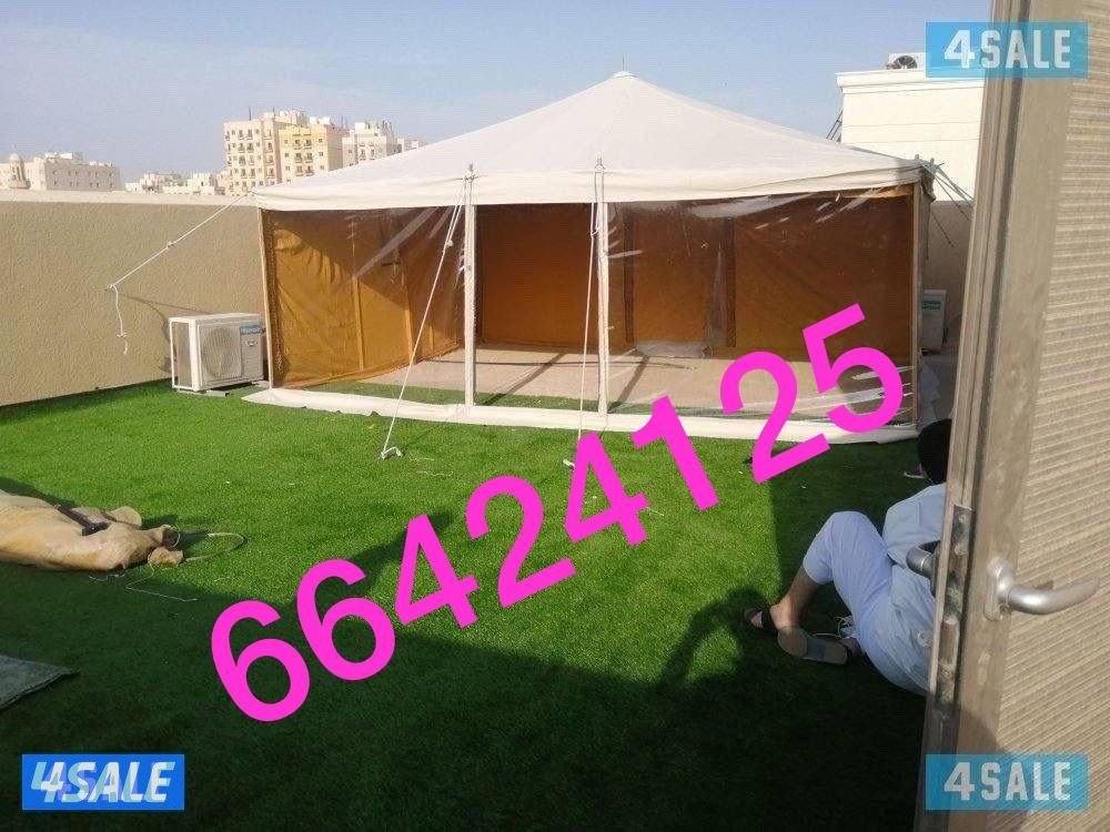 للبيع خيام جديد باكستاني ٣طبقات خام درجه اول ٢٤ ملي1