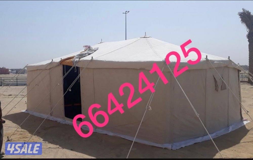 للبيع خيام جديد باكستاني ٣طبقات خام درجه اول ٢٤ ملي1