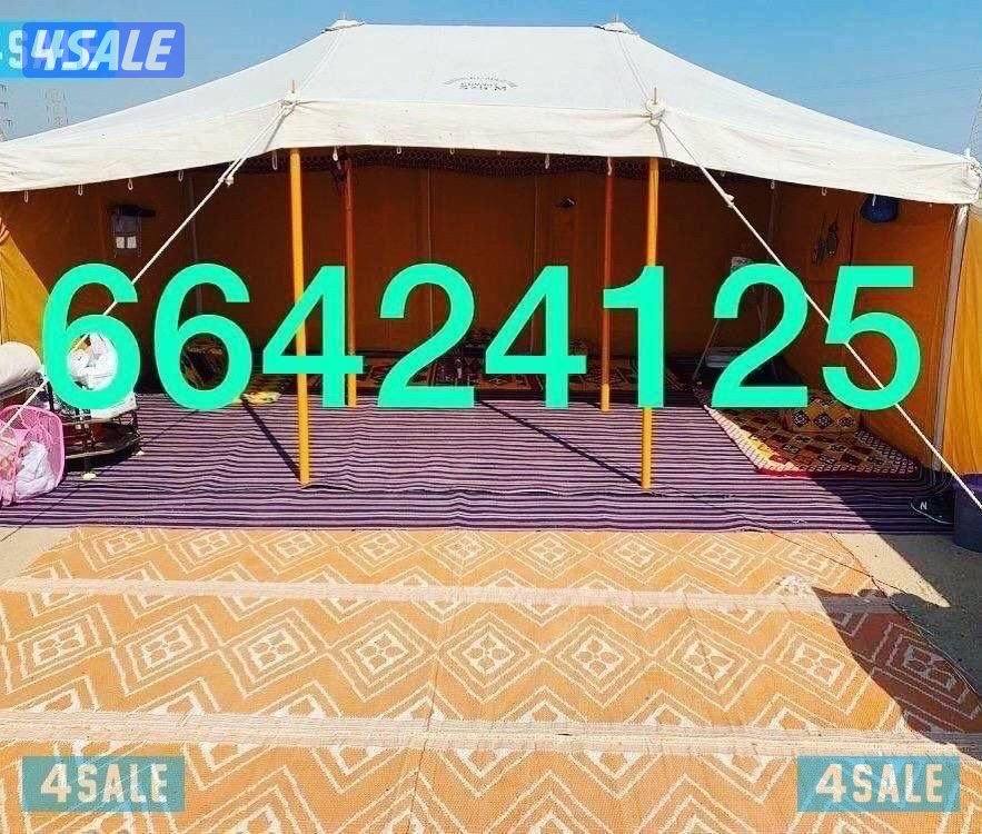 للبيع خيام جديد باكستاني ٣طبقات خام درجه اول ٢٤ ملي4