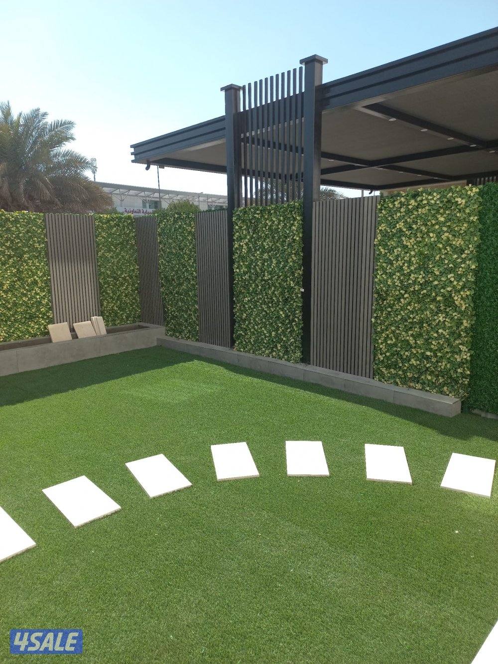 تنسيق حدائق بيع وتركيب ثيل صناعي وطبيعي وسور  بأفضل الأسعار5
