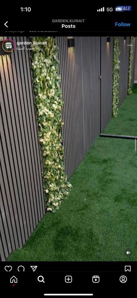 تنسيق حدائق بيع وتركيب ثيل صناعي وطبيعي وسور  بأفضل الأسعار10