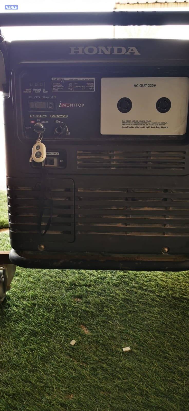 جنيريتر هوندا ٦٥٠٠ كاتم الصوت3