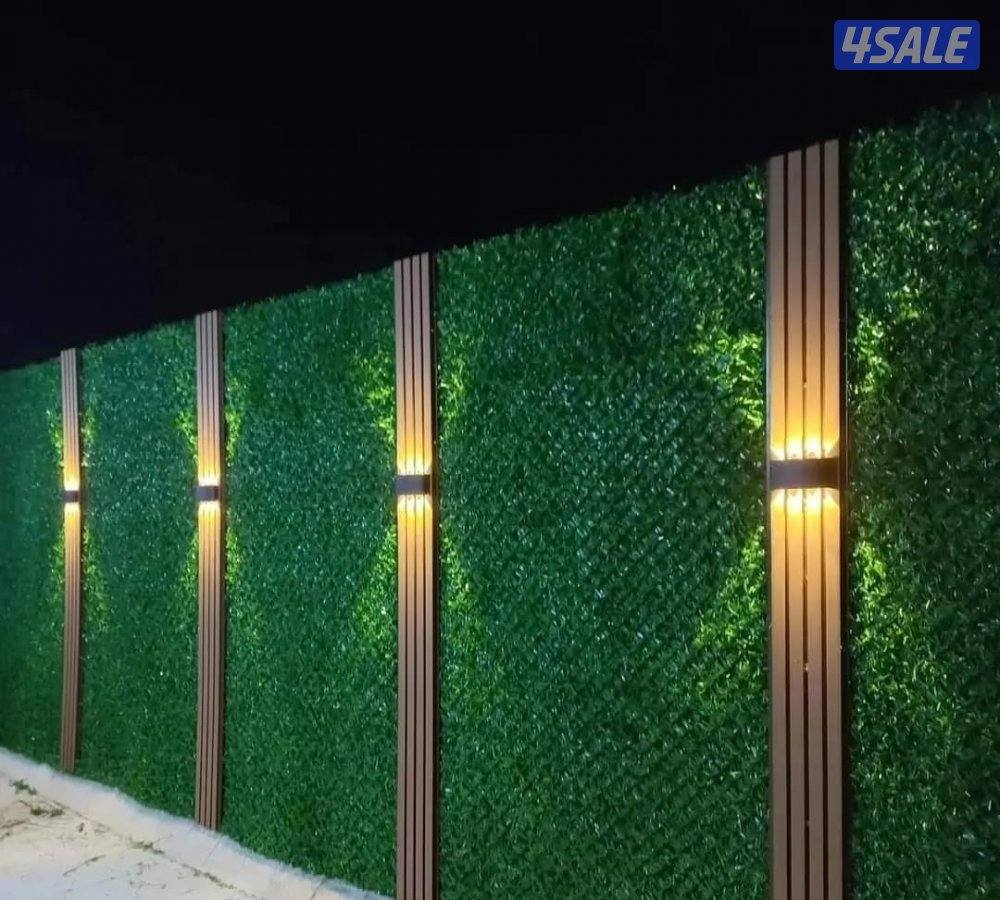 تنسيق حدائق زراع التيل الطبيعي وتركيب التيل الصناعي وقص الشجار الضخمه14