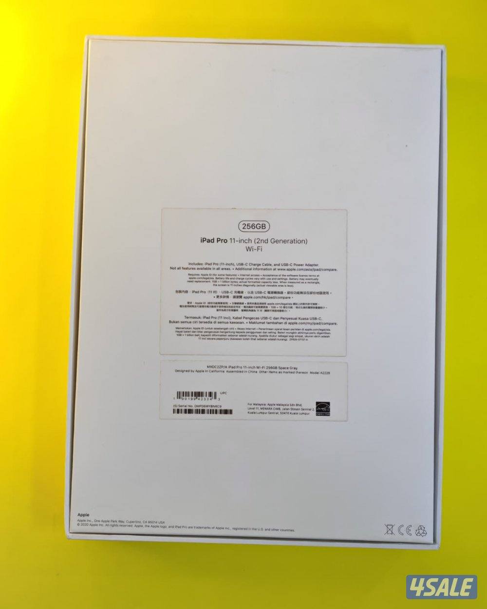 آيباد برو 11 إنش – الجيل الثاني – رمادي – 256 جيجا | iPad Pro 11 (2nd11