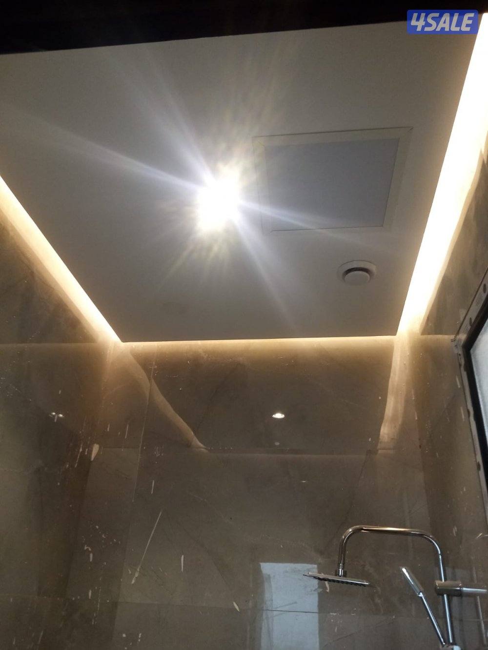 ديكور جبس جبسون بورد بانتيشن مع تكسير باب خشب5