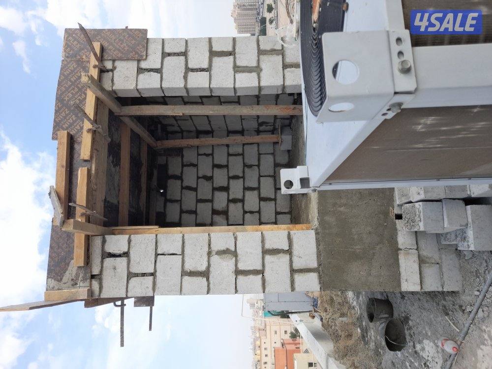 مقولات عامه بناء هيكل اسواد وبناء مصاعد خارجي وتكسير3