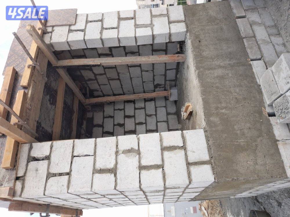 مقولات عامه بناء هيكل اسواد وبناء مصاعد خارجي وتكسير4