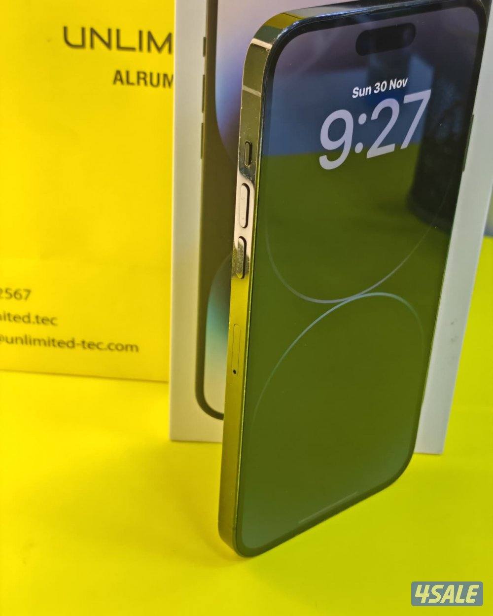 آيفون 14 برو ماكس – Space Black | iPhone 14 Pro Max – 128GB – Space Bl3