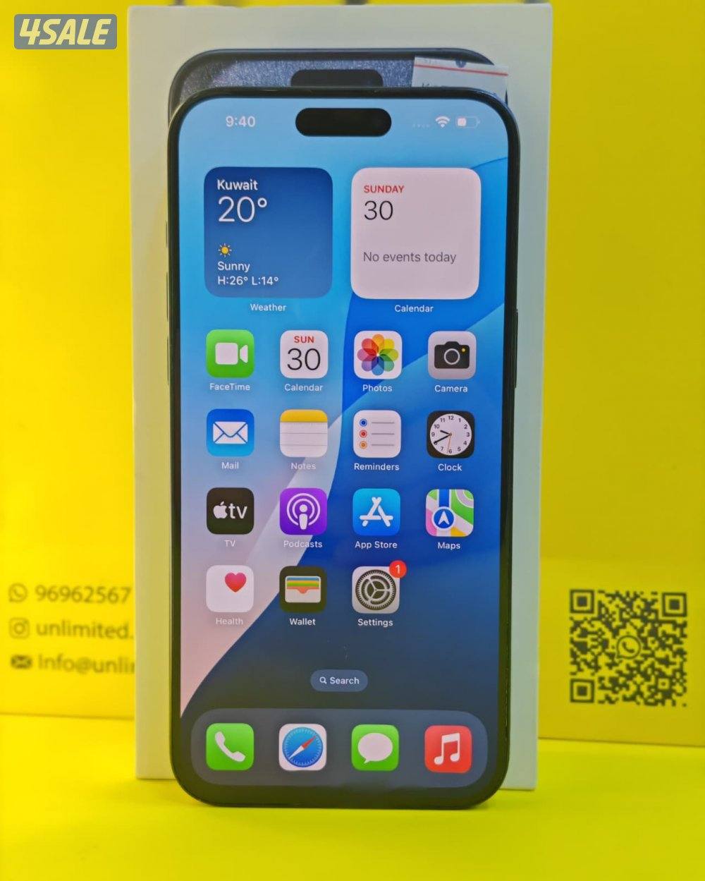 آيفون 15 برو ماكس – 512GB – أزرق تيتانيوم | iPhone 15 Pro Max – 512GB9