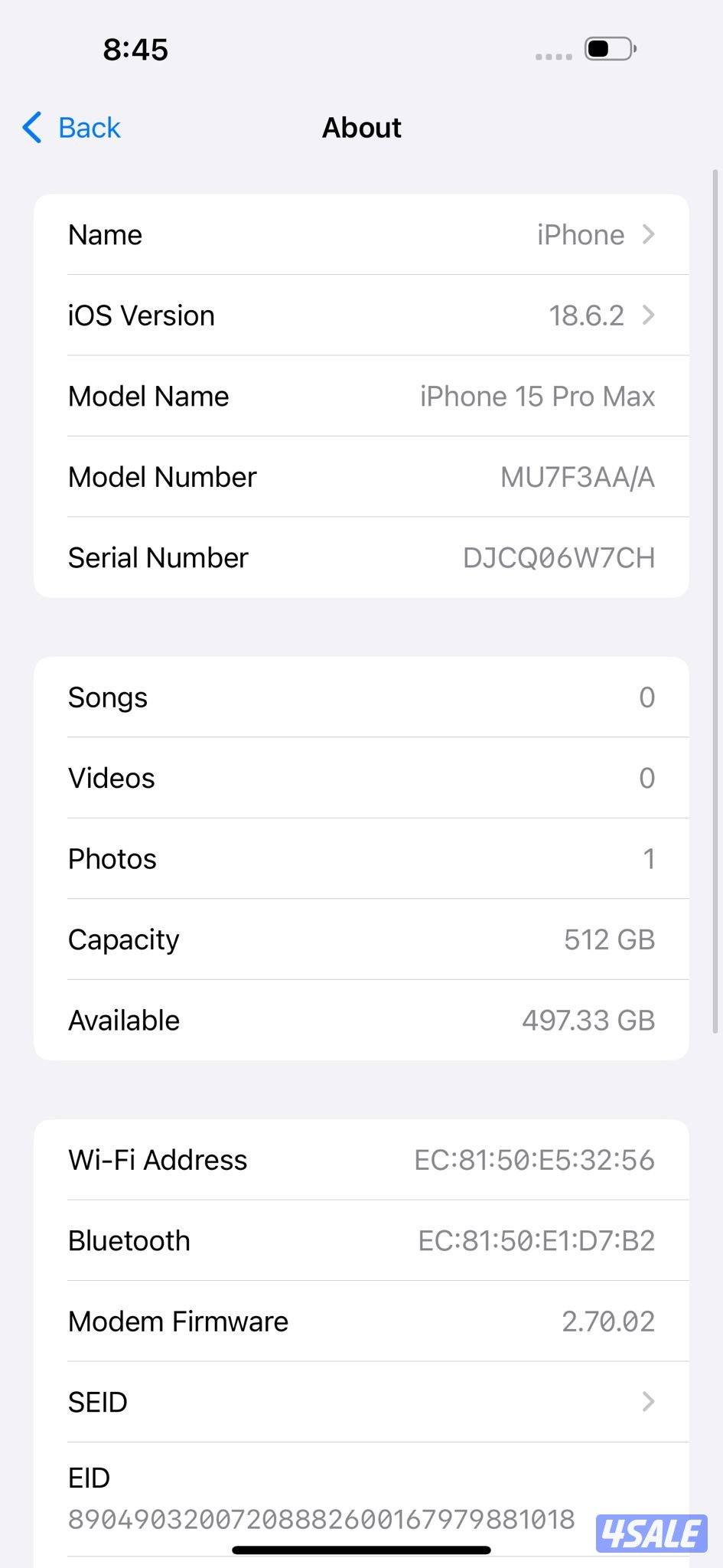 آيفون 15 برو ماكس – 512GB – أزرق تيتانيوم | iPhone 15 Pro Max – 512GB11