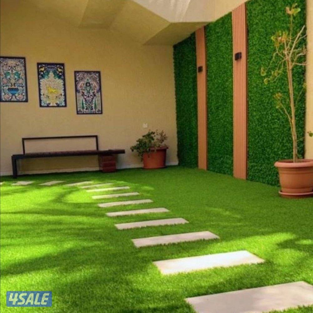 تنسيق حدايق وتركيب السياج والسور التركي والثيل الصناعي1