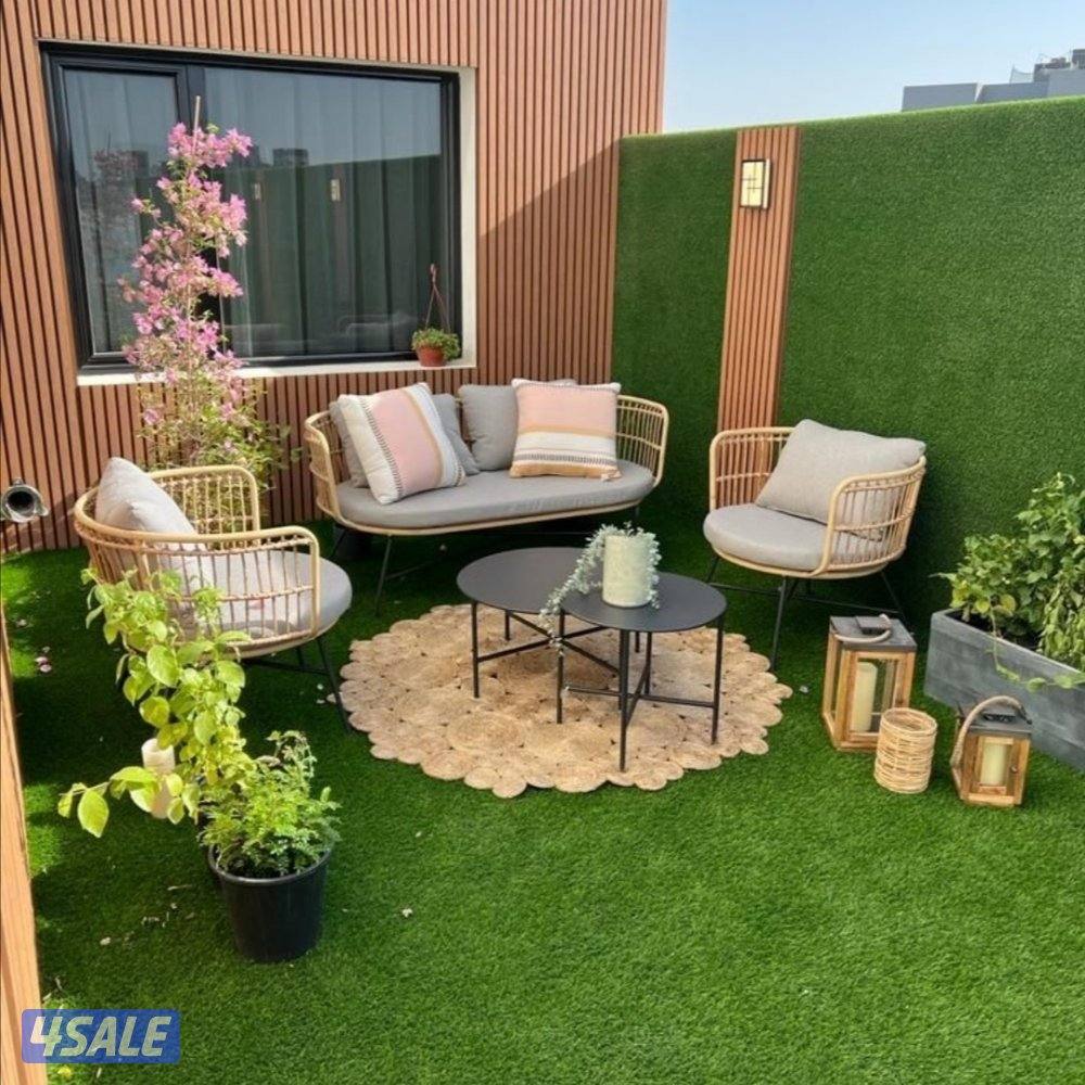 تنسيق حدايق وتركيب السياج والسور التركي والثيل الصناعي5