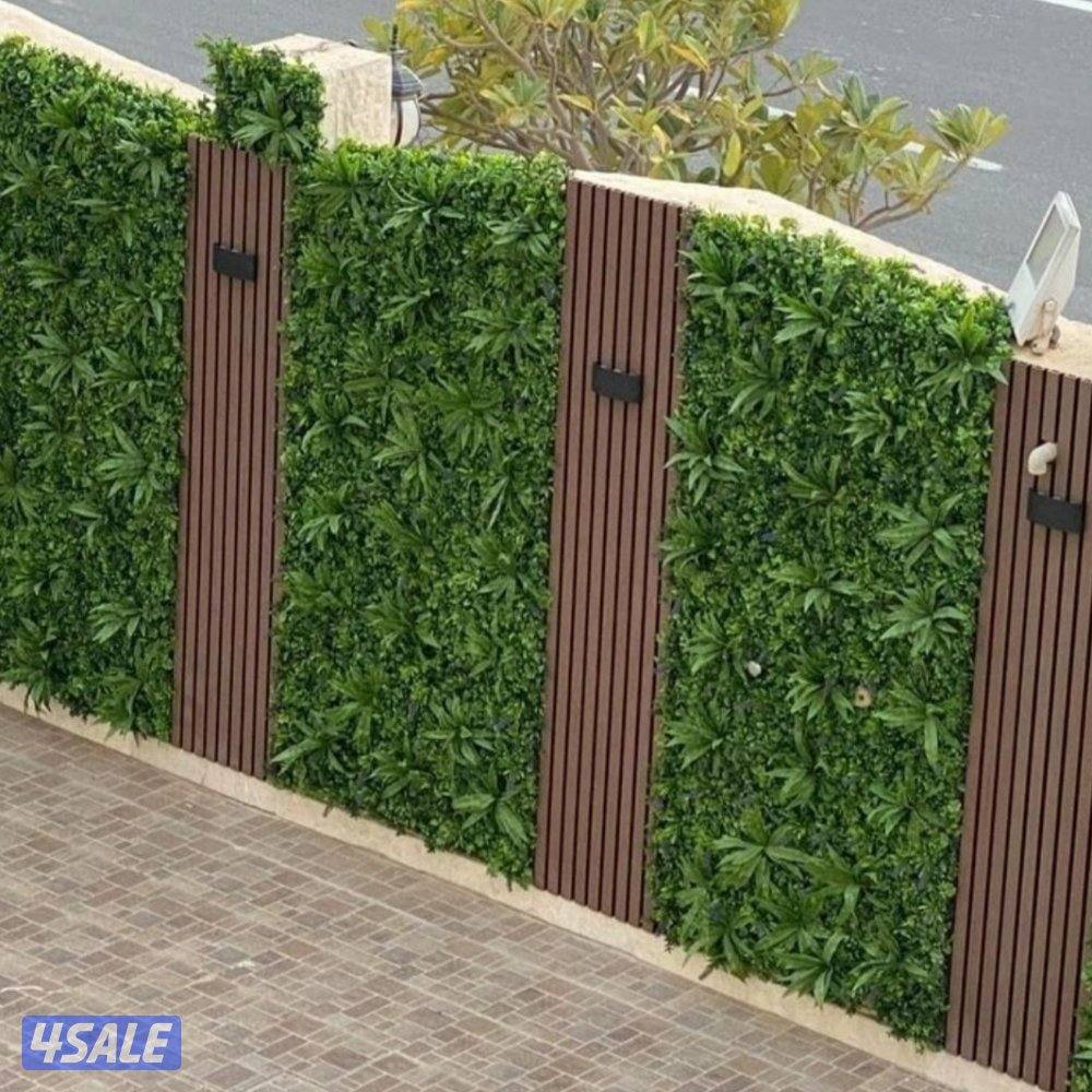 تنسيق حدايق وتركيب السياج والسور التركي والثيل الصناعي14