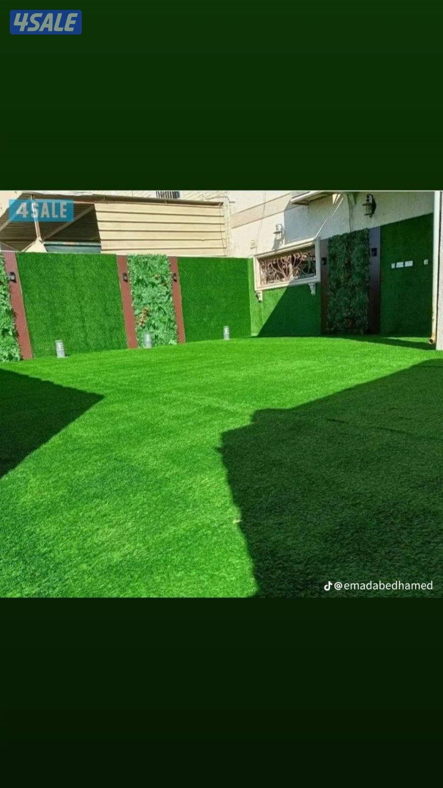 تنسيق حدائق وتركيب الثيل الصناعي3