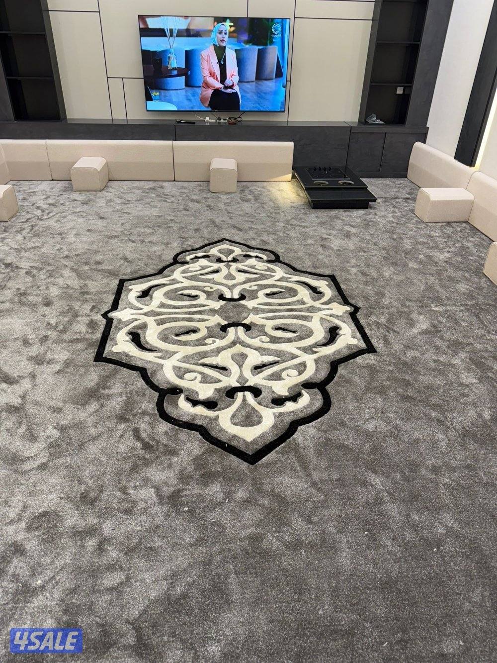 سجاد تركي قص مساند سعودي وبقلي ثيل صناعي باركيه بلجيكي6