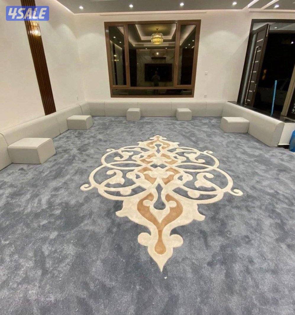 سجاد تركي قص مساند سعودي وبقلي ثيل صناعي باركيه بلجيكي15