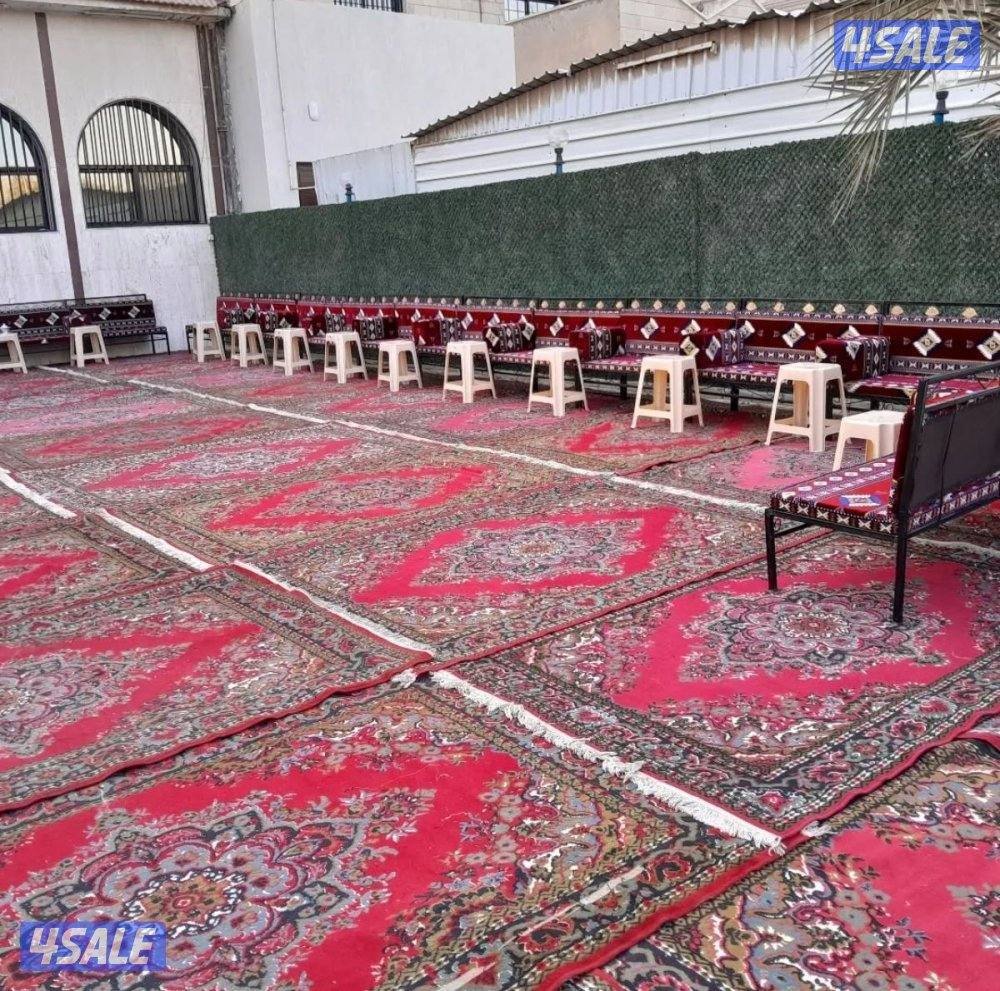 تاجير قنفات حريمي ورجال تاجير كرسي قهوجي تاجير خيم عزاء وجميع انواع ال3