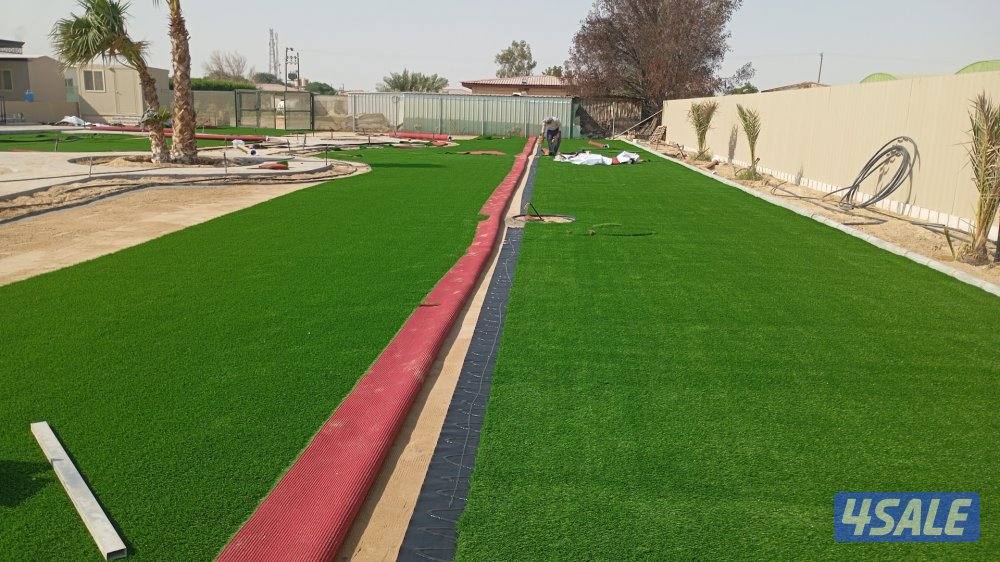 تنسيق الحدائق وتركيب الثيل الصناعي1
