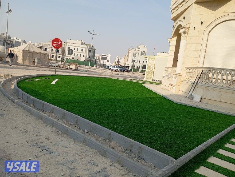 تنسيق الحدائق وتركيب الثيل الصناعي5