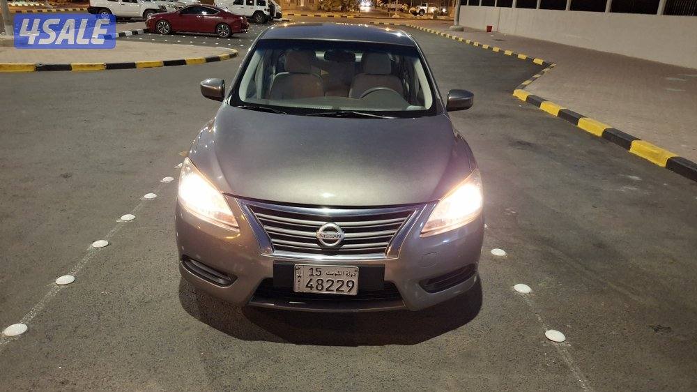 نيسان سنترا رمادي ٢٠١٧ كيب رنك مكيف ثلج تواير جديده0