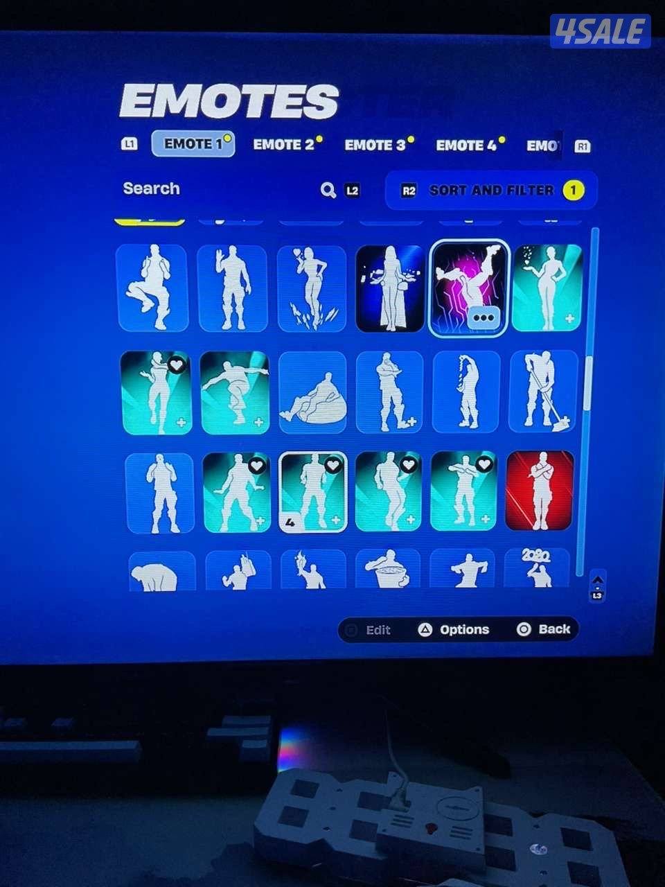 حساب فورت نايت سوني3