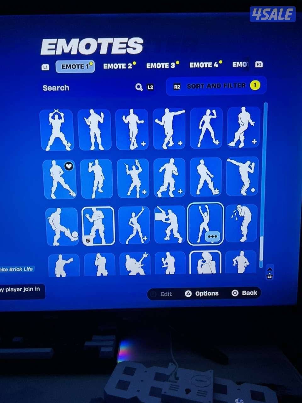 حساب فورت نايت سوني4