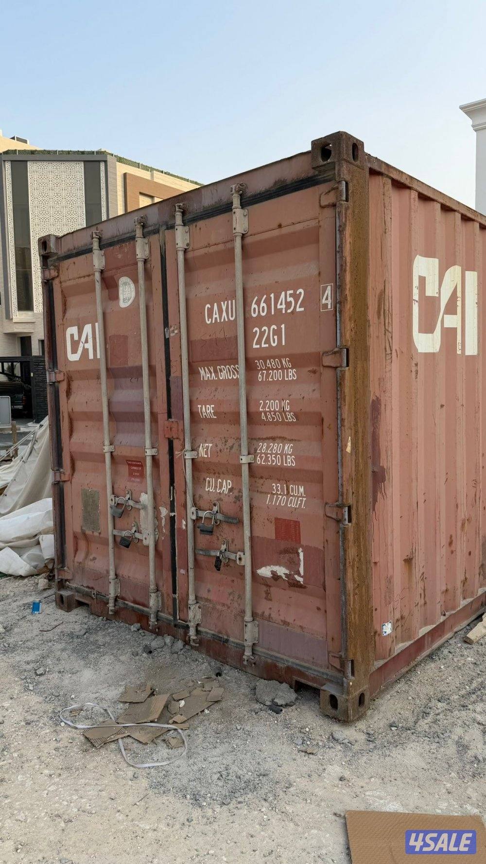 للبيع كونتينر 20 قدم نظيف جدا النقل على الشاري2