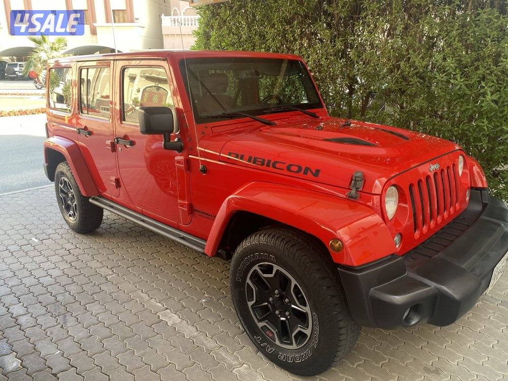 رانجلر روبيكون 2016 كامل المواصفات اعلى درجه عداد 225 صبغ وكاله3