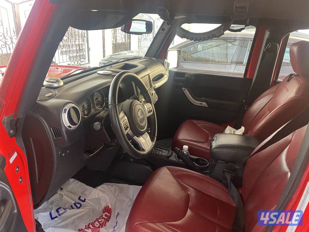 رانجلر روبيكون 2016 كامل المواصفات اعلى درجه عداد 225 صبغ وكاله8