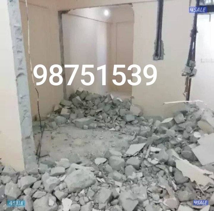 مقاول هدم وتكسير وترميم وتوسيع منازل وحدائق دقه عاليه في العمل6