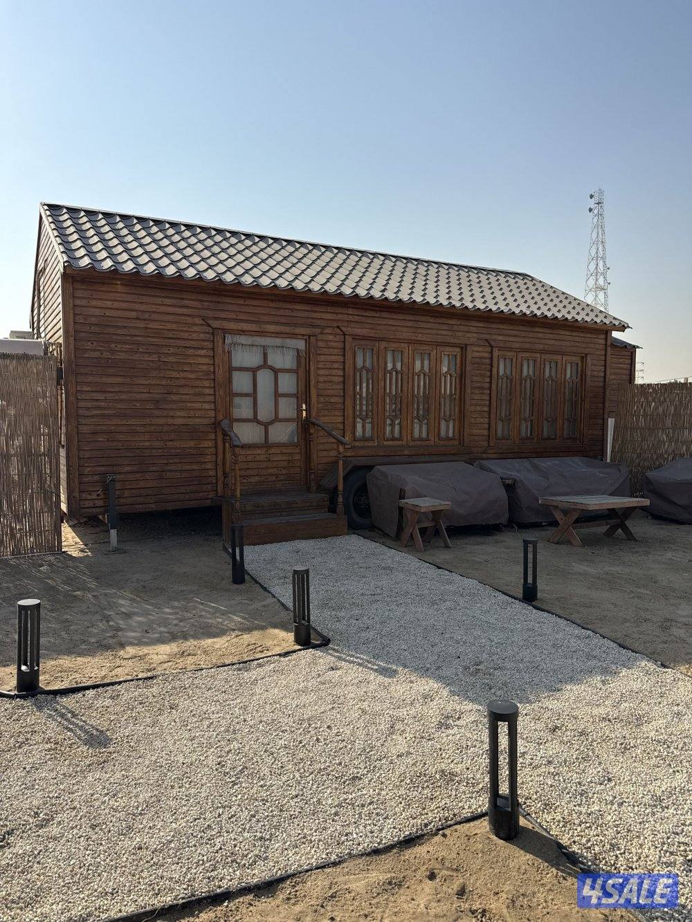 للبيع كوخ او المشروع كامل0