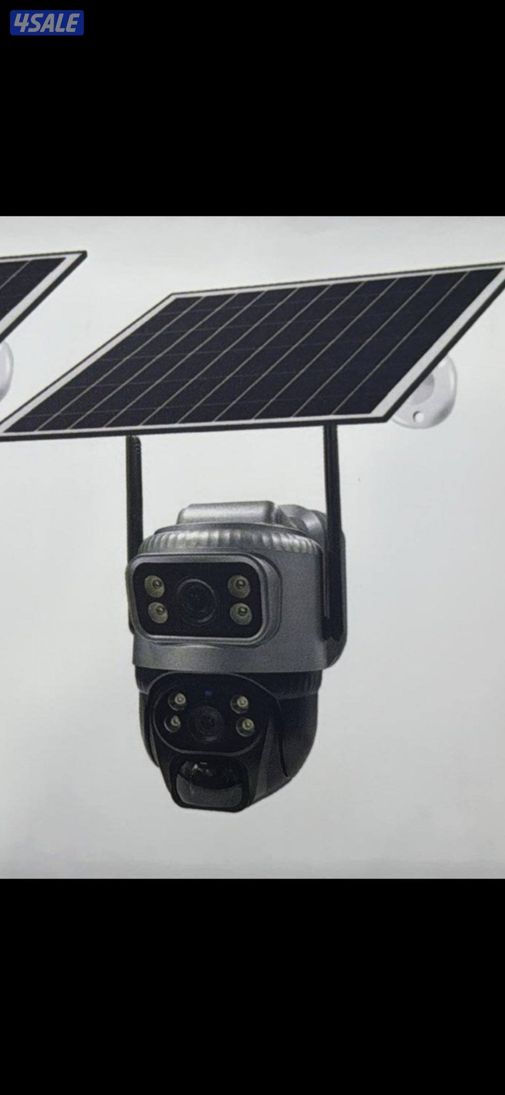 كاميرة الطاقه الشمسيه عدستين عدسه ثابتةو متحركه خاصية تتبع حركة لأشخاص5