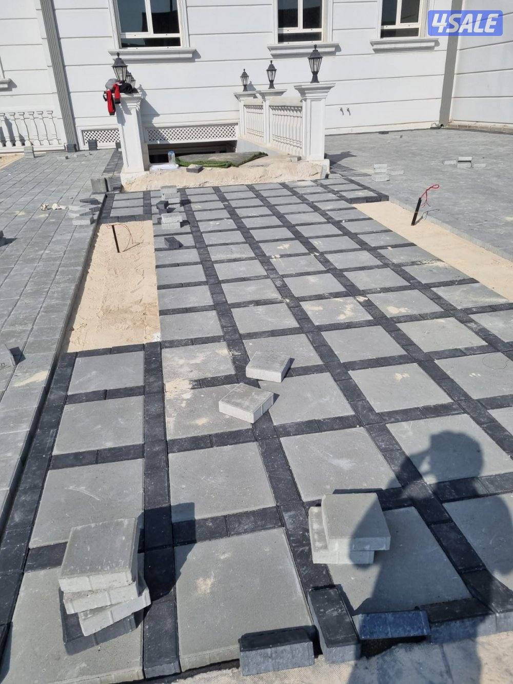 مقاول بلاط متداخل وتنسيق حدائق وتوريد جميع انواع البلاط المتداخل7