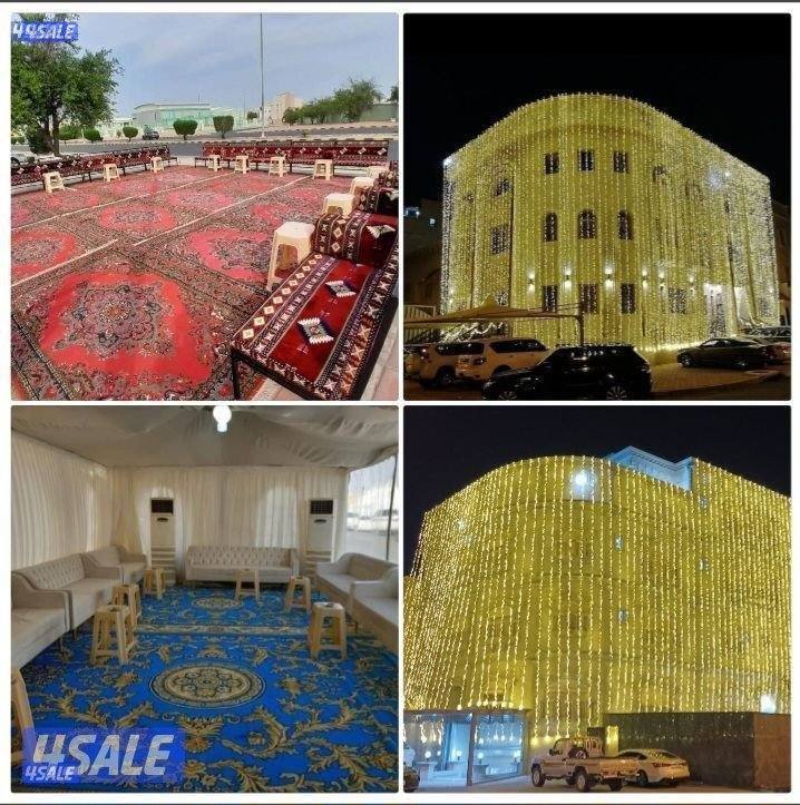 تأجير كراسي وطاولات وزينه وخدمات ضيافة وباركينج4