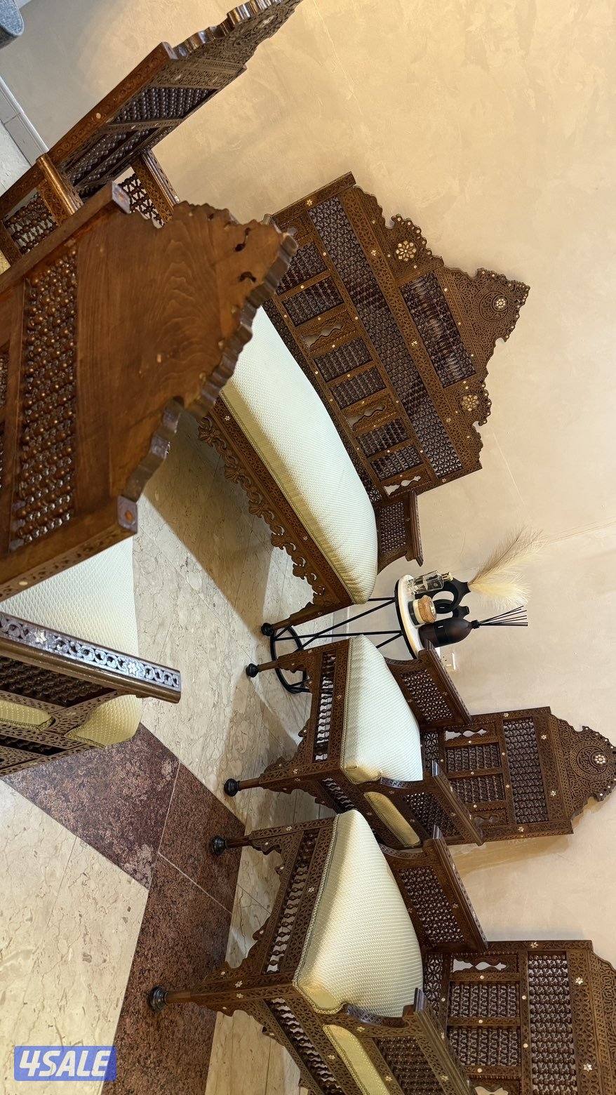 طقم كراسي ارابيسك فاخر3