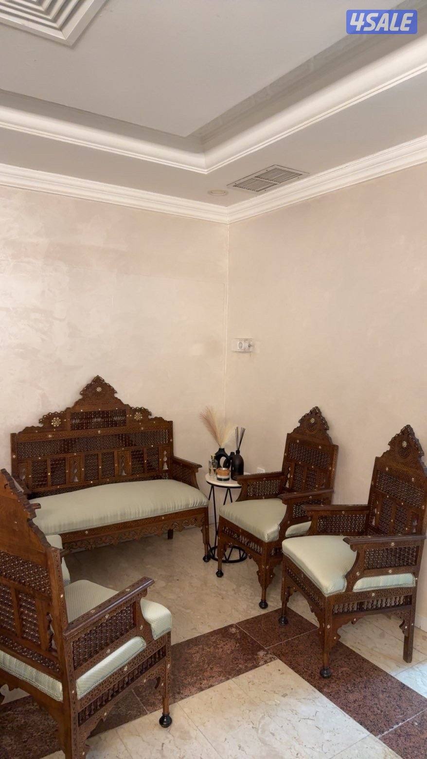 طقم كراسي ارابيسك فاخر5