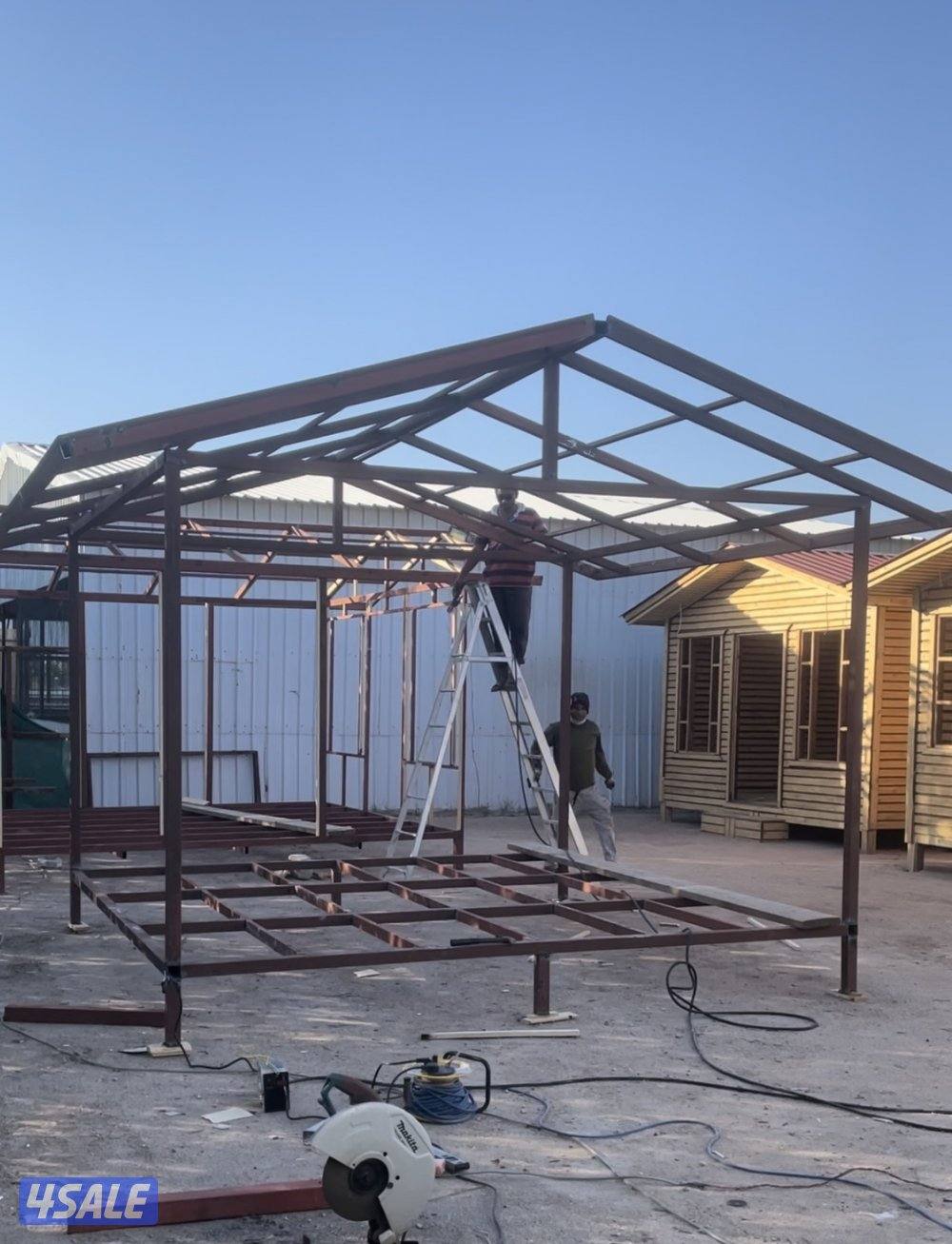 للبيع كوخ ثابت خشب 4*41