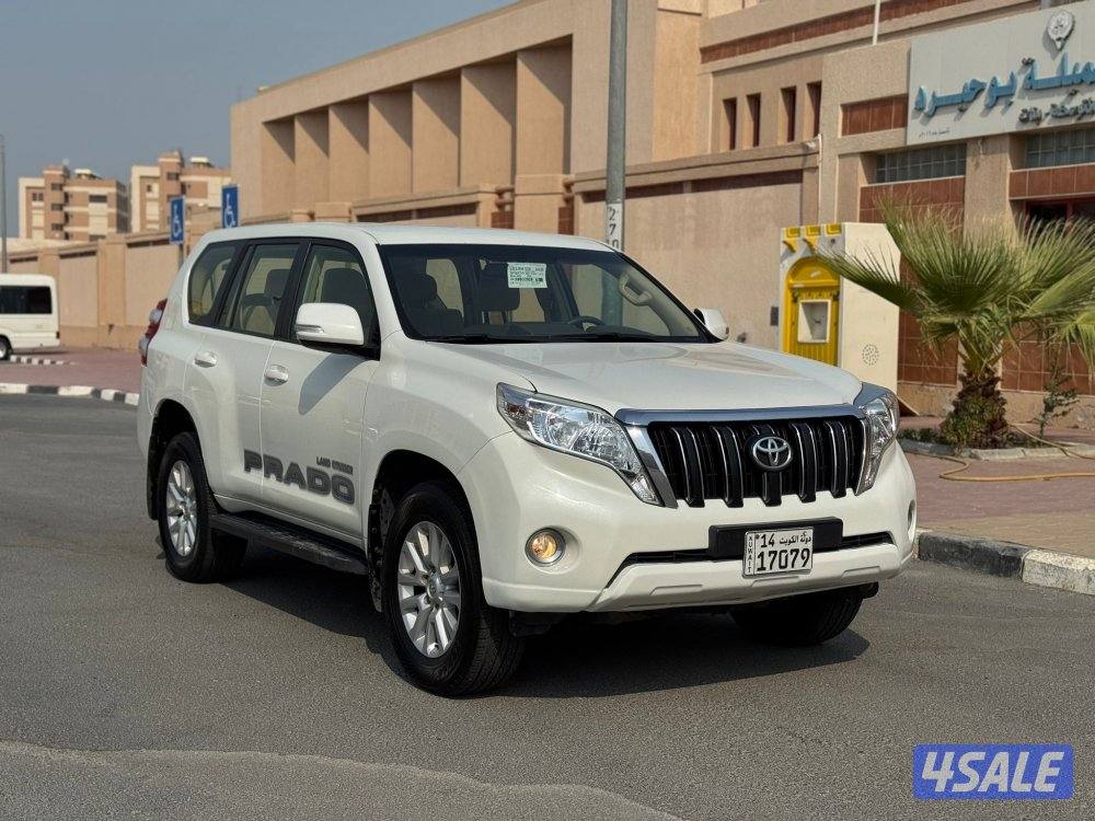 برادو TX.L 2017شرط الفحص كامل مواصفات ما عدا الفتحه0