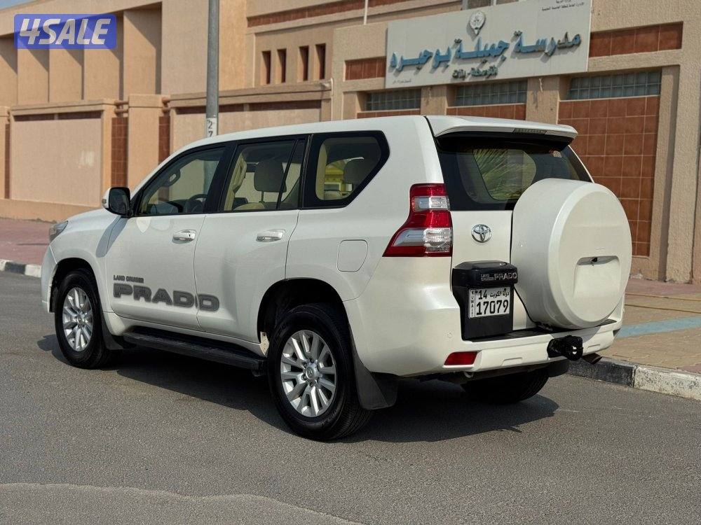 برادو TX.L 2017شرط الفحص كامل مواصفات ما عدا الفتحه2