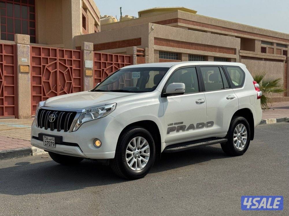 برادو TX.L 2017شرط الفحص كامل مواصفات ما عدا الفتحه4