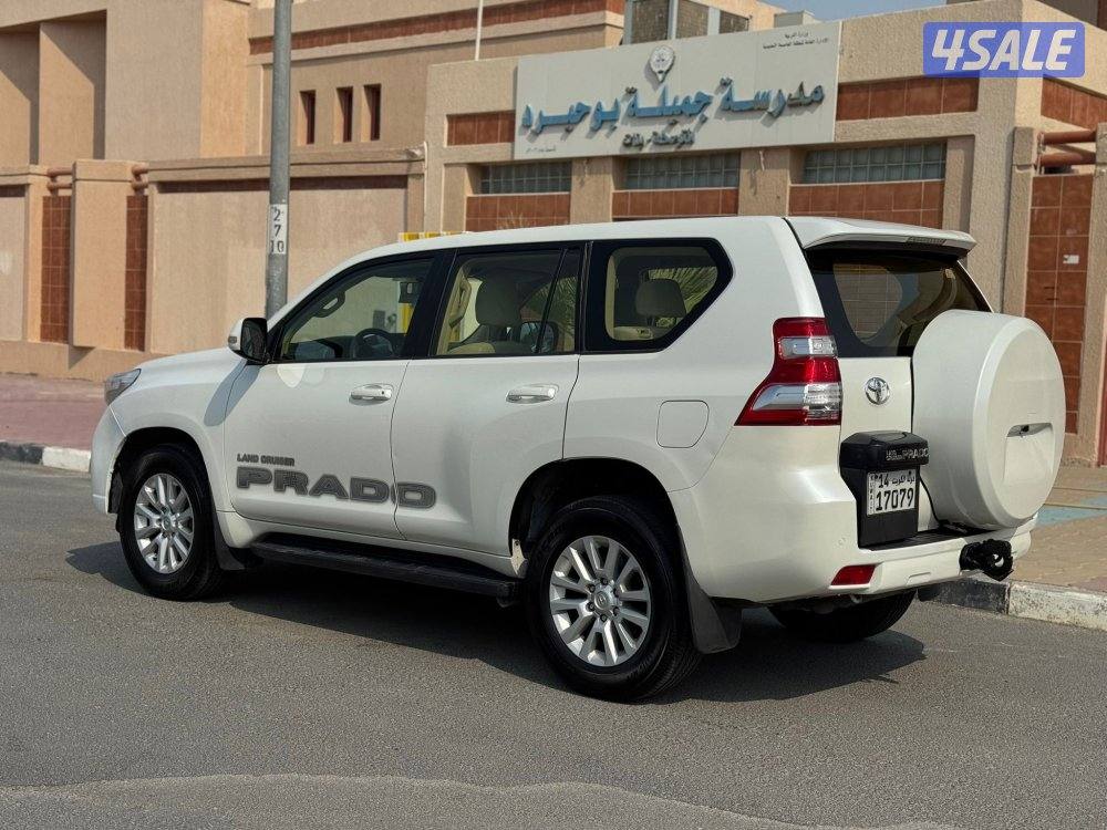 برادو TX.L 2017شرط الفحص كامل مواصفات ما عدا الفتحه7