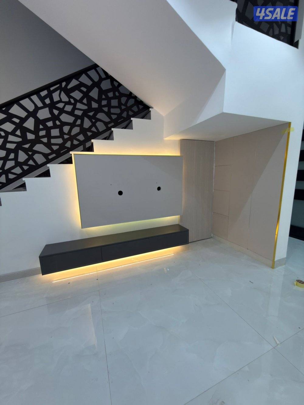 اصباغ وعمل  وجميع اعمال الديكورات بديل خشب والرخام وجبسم بورد2