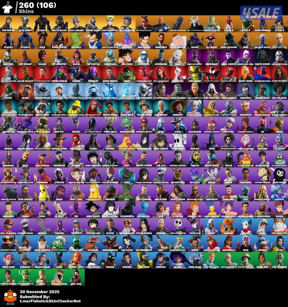 حساب فورت نايت نادر🔥✅1